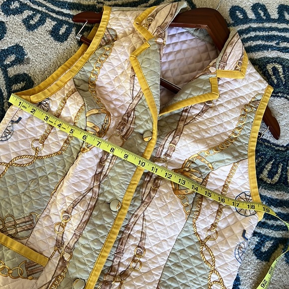 Revato Balestra Quilted Vest Silk Made in Italy - Picture 5 of 7